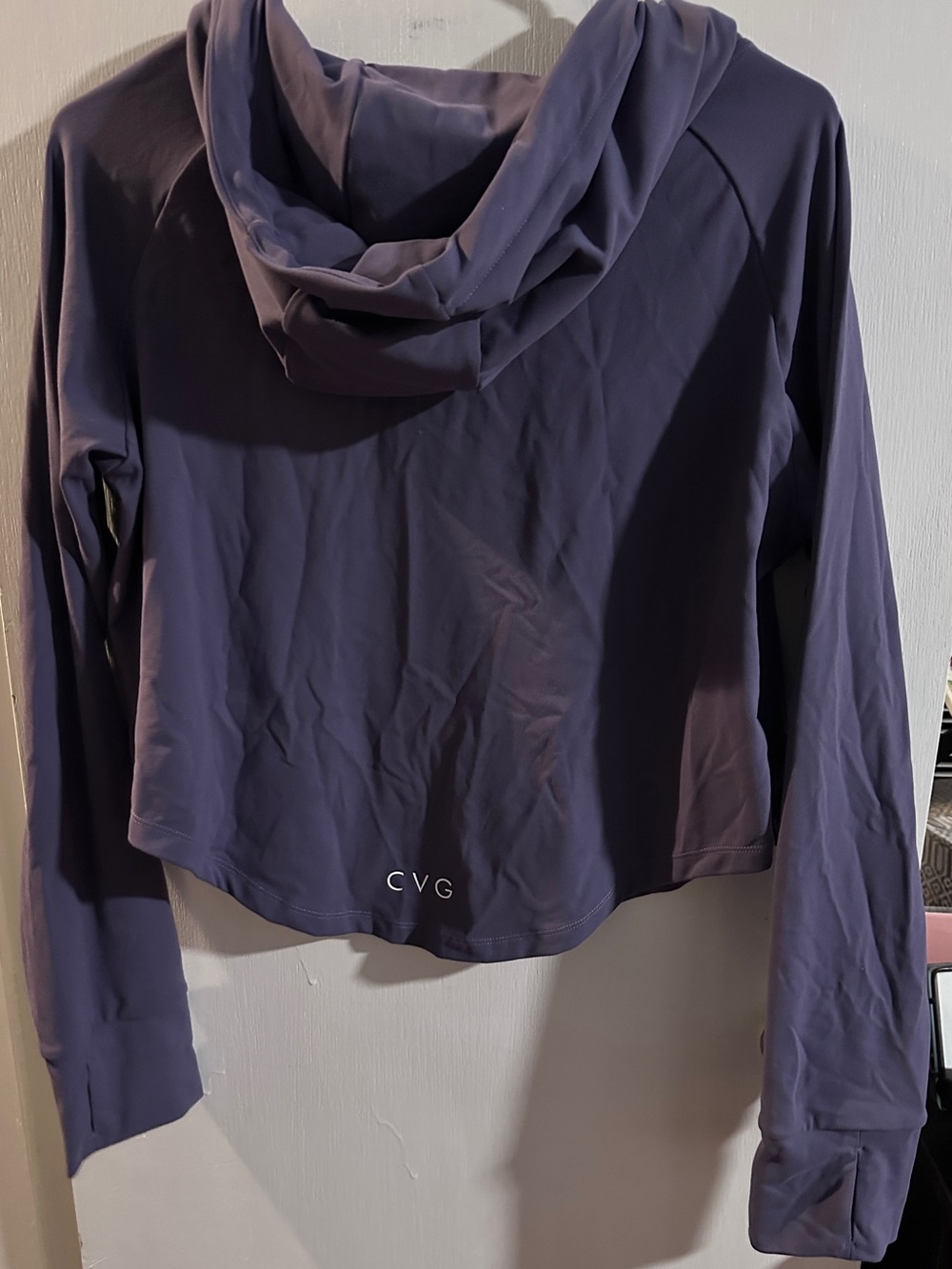 Cream of the crop Hoodie Top with CVG Logo - Dusty Purple